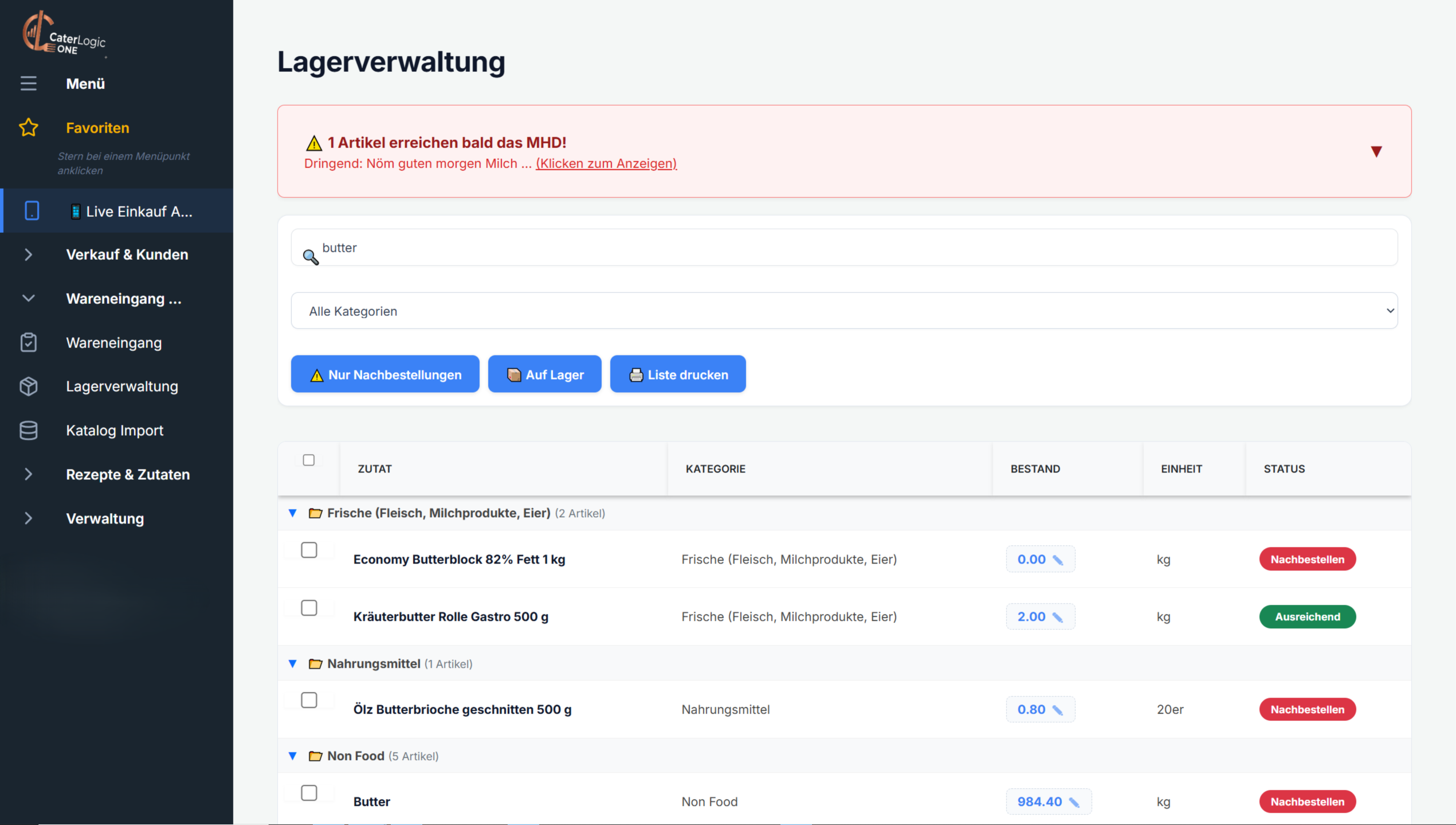 Lagerverwaltung